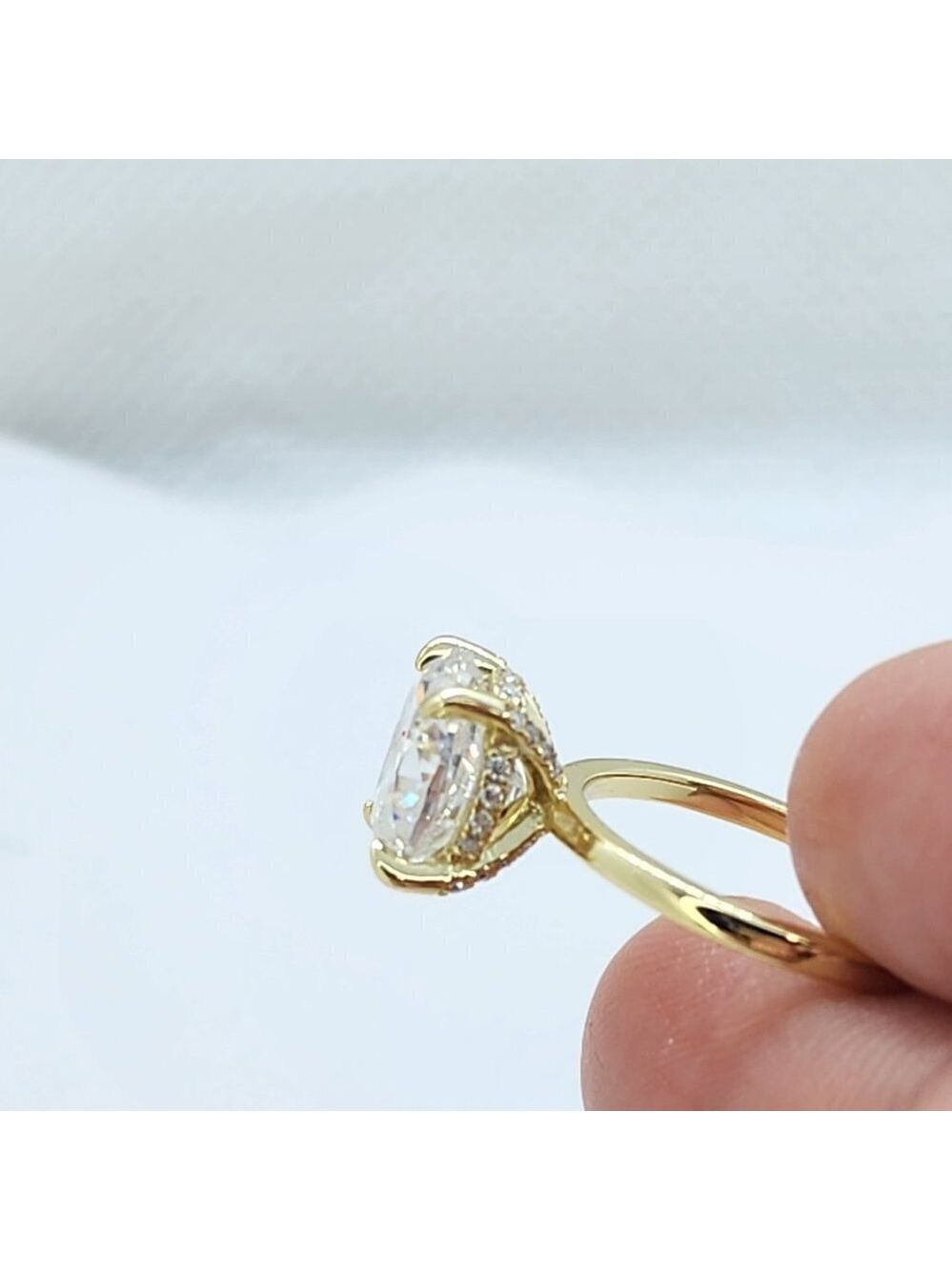 Brand New Sterling Silver 925 Moissanite Ring - Picture 8 of 13